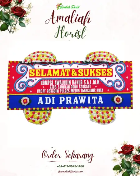 Papan Bunga Ucapan Selamat Slemanan